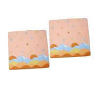 BESPORTBLE 2pcs Pet Non-slip Washable Cushion Mat for Dogs and Cats Lightweight Floor Pad for Summer Use Portable and Pet Blanket Protective Features Stars