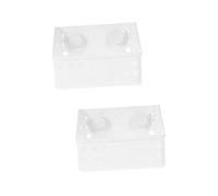 BESPORTBLE 2pcs Pet Rabbit Hay Feeder Guinea Pig Feeder Plastic Grass Dispenser Secure Rack Easy Access