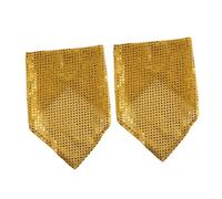 BESPORTBLE 2pcs Pet Sequin Bandana Bibs Scarf for Dogs Stylish Saliva Towel for Parties Weddings and Everyday Wear Soft Material