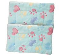 BESPORTBLE 2pcs Pet Sleeping Mat Cozy for Hamster Guinea Pig Warm Fleece Blanket Cute Pattern for Comfort and Playtime Random Style