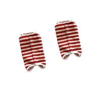 BESPORTBLE 2pcs Pet Suit for Dogs Breathable Licking Four-legged Vest Comfortable Warm Weaning Clothes for Postoperative Stabilization Stripes