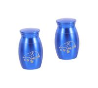 BESPORTBLE 2pcs Pet Urn for Ashes Cinerary Casket Memorial Container for Cats and Dogs Convenient and Practical Design Screw Lid Preserves Cherished Memories