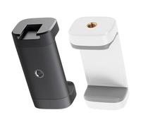 BESPORTBLE 2pcs Phone Clamp for Tripod Universal Smartphone Camera Grip Lightweight Plastic Mobile Phone Holder Clip Compatible with External Devices for Selfie and Outdoor Live Streaming