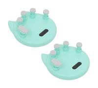 BESPORTBLE 2pcs Piano Finger Trainers Hand Exercisers with Abs Silicone Material Portable Design for Piano Beginners Left and Right Hand Corrector Tool for Technique Improvement