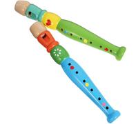 BESPORTBLE 2pcs Piccolo Flute Educational Music Instruments Safe Lightweight Design for Parties Schools Travel for Developing Musical Creativity Random Color