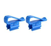 BESPORTBLE 2pcs Plastic Aquarium Filter Hose Clips Holder for Fish Tank, Stabilize Hose and Convenient Water Changing, Blue Tube Clamps Suitable for Cleaning Aquariums