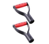 BESPORTBLE 2pcs Plastic Handshake for Outdoor Part Gardening Hand Tools Handles Dig D Spaded Handle Plastic Grip Garden Tools Accessories