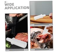 BESPORTBLE 2pcs Plastic Meat Grinder Food Pusher Tool for Sausage Grinders Kitchen Meat Mincer Replacement Attachment Efficient Crushing for Home and Restaurant Use