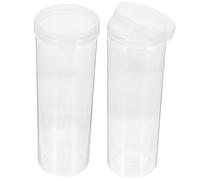 BESPORTBLE 2pcs Plastic Pen Cases with Enough Capacity for Small Objects Storage, Lightweight and Small Pencil Case for Back to School Party or Everyday Use