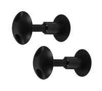 BESPORTBLE 2pcs Plastic Surfboard Leash Plug Kit, round Head Rope Anchor Connector for Soft Board Repair and Leash Attachment, Black