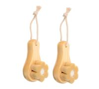 BESPORTBLE 2pcs Plum Blossom Manual Face Scrubber with Soft Bristles for Deep Pore Cleansing and Blackhead Removal Facial Cleansing Brush for Makeup Removal and Skin Massage Portable Skincare