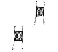 BESPORTBLE 2pcs Portable Auto Dog Fence Oxford Pet Car Backseat Barrier Mesh Viewing Window Lightweight Isolation Net for Dogs Safety for Vehicle Travel