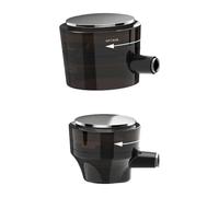 BESPORTBLE 2pcs Portable Beer and Red Wine Foamer Quick Foaming Device for Bottles and Cans, Mini Household Party Beer Bubbler, Black, Suitable for Home Brewing and Outdoor Use