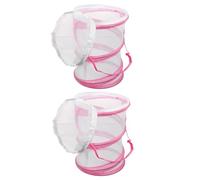 BESPORTBLE 2Pcs Portable Insect Habitat Cage Butterfly Nets for Handheld Observation Insect Cage Lightweight Mesh Catcher Basket for Outdoor Nature Exploration