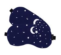 BESPORTBLE 2pcs Portable Sleeping Eye Masks Comfortable Sleep Mask for Eye for Stress Relief for Travel and Deep Sleep Random Color