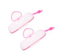 BESPORTBLE 2PCS Portable Wet Wipes Box with Seal Moisture Barrier Eco-Friendly Material Dispenser for Wet Tissue Storage Outdoor Travel Use