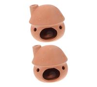 BESPORTBLE 2pcs Pottery Fish House Decoration Fish Tank Hideout for Betta Aquarium