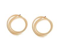 BESPORTBLE 2Pcs Practical Violin Bow Hair Tail Hairs for Violin Repair Beige Replacement Accessory Durable and Smooth for Musicians
