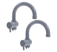 BESPORTBLE 2pcs Pretend Kitchen Sink Faucet for Lightweight Plastic Role Play Accessories for Indoor Outdoor Fun Easy to Clean Replacement Faucets for Home Parties