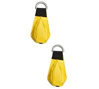 BESPORTBLE 2pcs Professional Compact Throw Bag for Rock Climbing Lightweight Portable Throwing Weight Bag Outdoor Climbing Gear with Ring Durable Tear Resistant Accessory