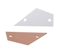 BESPORTBLE 2pcs Professional Guitar String Height Gauges Aluminum Guitar String Action Measuring Rulers for Checking Neck Straightness and Fingerboard Wear Resistance for Adjustment