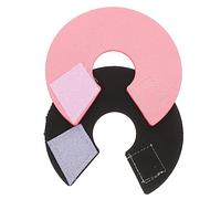 BESPORTBLE 2pcs Protective Parrot Collars Pecking Neck Rings for Bird Recovery Stylish and Functional Protective Collars for Parakeets and Macaws Pink and Black Easy to Use