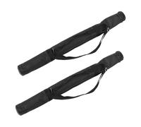 BESPORTBLE 2pcs PU Leather Baseball Bat and Martial Arts Sword Bag Multifunctional Oxford Cloth Cue Case with Zipper Portable Sports Equipment Organizer for Tai Chi Softball Pool Cue Storage