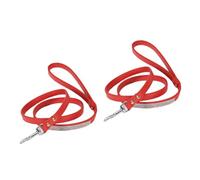 BESPORTBLE 2pcs Pu Leather Dog Training Walking Leash for Dogs Extra Long Pet Leash Sparkly Rhinestones