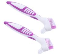 BESPORTBLE 2Pcs Purple Aquatic and Terrestrial Turtle Shell Cleaning Brush Double-Head Mini Dirt and Mud Remover for Turtle and Tortoise Shell Care at Home