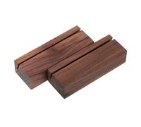 BESPORTBLE 2pcs Puzzle Box Lid Holder Stand Wooden Puzzle Board Accessory with 2mm Slot 8cm X 3cm Base Storage and Display