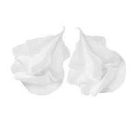 BESPORTBLE 2PCS Realistic Artificial Ice Cream Tops for Milk Tea Cup Decoration Cream Glue DIY Dessert Ornaments Creative Imitation Dessert Accessories for Drink Styling