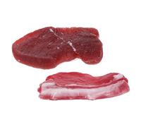 BESPORTBLE 2pcs Realistic Fake Meat Models Lifelike Pork Beef Steak Props for Kitchen Displays Photography and Holiday Decorations Imitation Food for Parties and Events