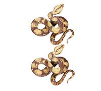 BESPORTBLE 2pcs Realistic Fake Snake PVC Simulation Reptile Figures for Educational Play Science Learning Animal Models Safe Friendly