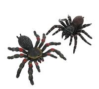 BESPORTBLE 2Pcs Realistic Fake Spider Set for Halloween Festival Decoration Simulation Spiders for Party Pranks and Scary Home Display Boys Bug