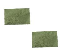 BESPORTBLE 2pcs Reclining Pet Carpet Lawn Tortoise Carpet Mat Washable Area Rug Mats Decorative Lawn Mat Washable Runner Rug Turtle Fake Lawn Mat Animal Chameleon Doormat Rug Green Cotton
