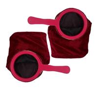 BESPORTBLE 2pcs Red Stage Trick Bags with Handles for Beginners Practical Props for Birthday Year Wedding Performances Easy to Use Vanishing and Appearing Effects