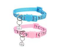 BESPORTBLE 2pcs Reflective Cat Collar Breakaway Feature Stylish and Safe for Outdoor Activities for Pet Decor