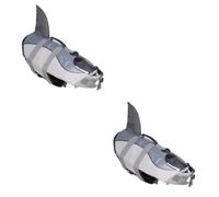 BESPORTBLE 2pcs Reflective Pet Life Vest for Dogs Puppy Swim Vest with Design Comfortable Breathable Material for Water Activities and Safety