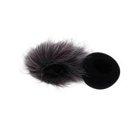 BESPORTBLE 2pcs Reliable Microphone Windscreen Muff Covers Furry Wind Protection for Audio Recording Compatible with Zoom for Studios Broadcasts and Karaoke