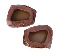 BESPORTBLE 2pcs Reptile Feeding Bowl Durable Pet Food and Water Dish for Lizards Turtles and Creatures for Terrariums and Reptile Habitats