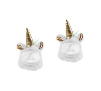 BESPORTBLE 2pcs Reptile Plush Unicorn Hat Cute Lizard Festival Accessory for Pets Soft Material Easy to Wear for Cosplay and Party Celebrations Variations