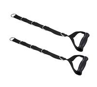 BESPORTBLE 2pcs Resistance Band Exercise Tension Tape for Strength Training Black Multi-handle Pull Strap for Fitness for Home Gym Workouts