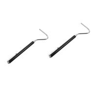 BESPORTBLE 2pcs Retractable Snake Hook Telescopic Reptile Catching Tool for Safe Handling of Snakes and Reptiles Lightweight and Portable Design for Enthusiasts