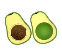 BESPORTBLE 2pcs Rotatable Avocado Catnip Balls Cat Lick for Cats and Kittens Teeth Cleaning Interactive Natural Catnip Plaything Random Style
