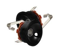 BESPORTBLE 2pcs Round Cup Electric Guitar Jack Socket Plates Durable Output Input Endpin Replacement for Bass and Electric Guitars Stable Signal Transmission Compatible with Multiple Models