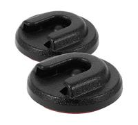 BESPORTBLE 2pcs Round Knob Mic Clip Durable Motorcycle Microphone Hanger Holder for Car and Bike Stable Portable Handheld Mic Cradle Compatible with Cb and Two Way Radios