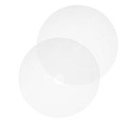 BESPORTBLE 2pcs Round Silicone Dehydrator Sheets High-temperature Resistant Non-stick Food Dryer Mats for Efficient Drying of Fruits Meats Vegetables Reusable Dehydrator Liners