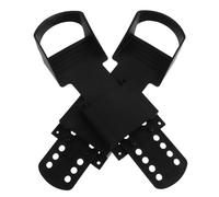 BESPORTBLE 2pcs Rowing Machine Foot Pedals Replacement Accessories for Magnetic and Wind Rowing Machines with Adjustable Foot Straps and Non-slip Stability, for Cardio Training and Small