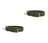 BESPORTBLE 2pcs Sheep Collar Thickened Canvas Livestock Feeding Supply for Safe and Comfortable Use for Sheep Goats and Cattle Handling