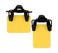 BESPORTBLE 2pcs Shooting Glasses Blinders Eyeglasses Shields for Shooting Abs Clip-on Side Shields Yellow for Glasses and Sunglasses Target